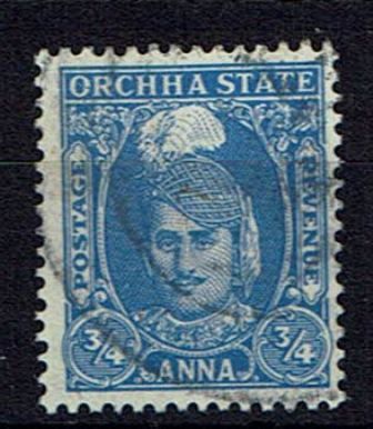 Image of Indian Feudatory States ~ Orchha SG 33 FU British Commonwealth Stamp